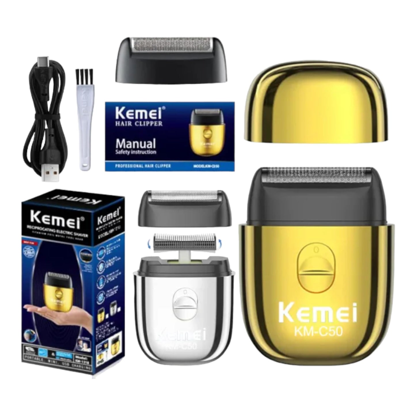 KEMEI Mini chin smoothing machine new km-c50