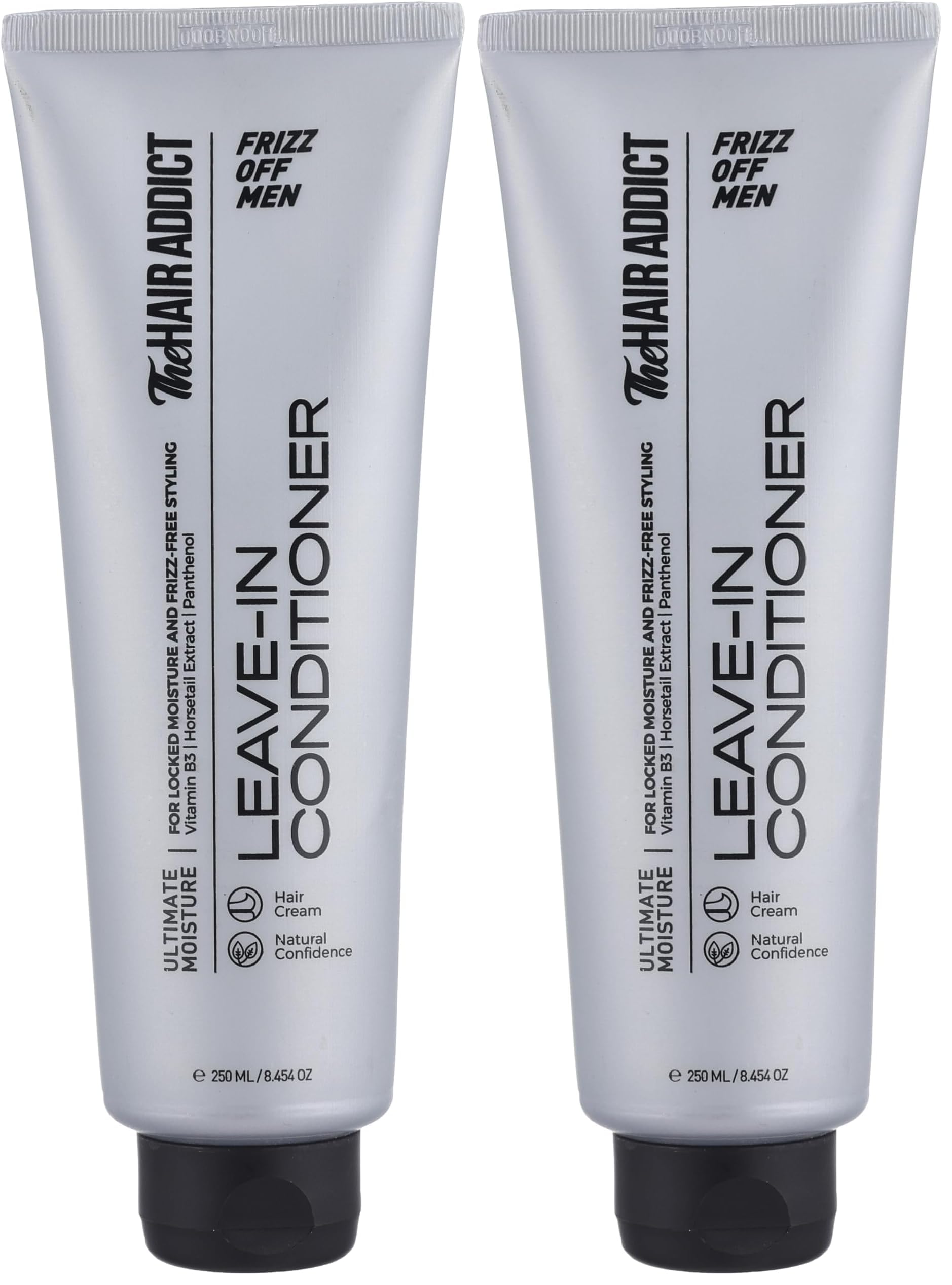 The Hair Addict Frizz Off Men Leave-In Conditioner 250Ml (Pack of 2)