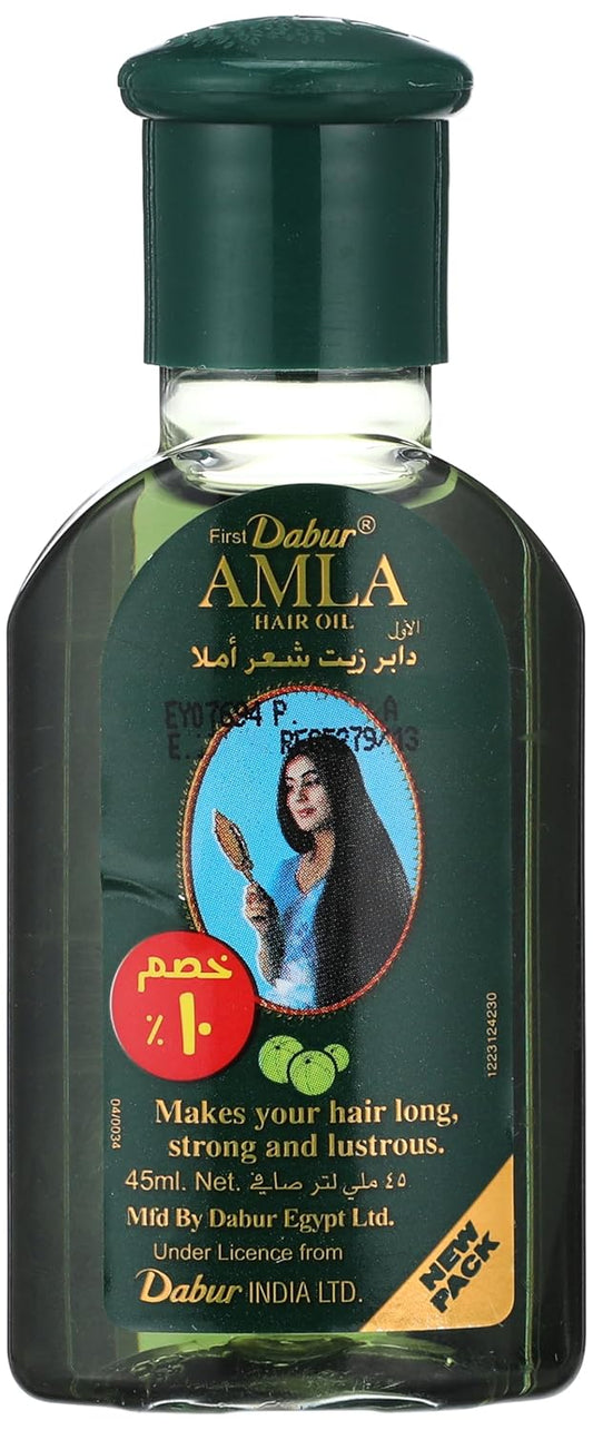 Dabur Amla Hair Oil | With Pure Amla extracts | Nourishment | For Long, Strong, & Dark Hair - 45 ml