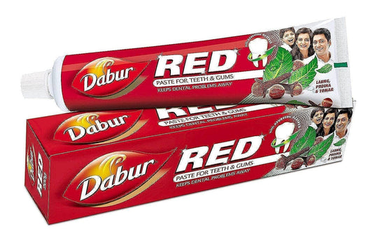 Dabur Herbal 100% Ayurvedic Natural Toothpaste Red for Teeth & Gums (100G)