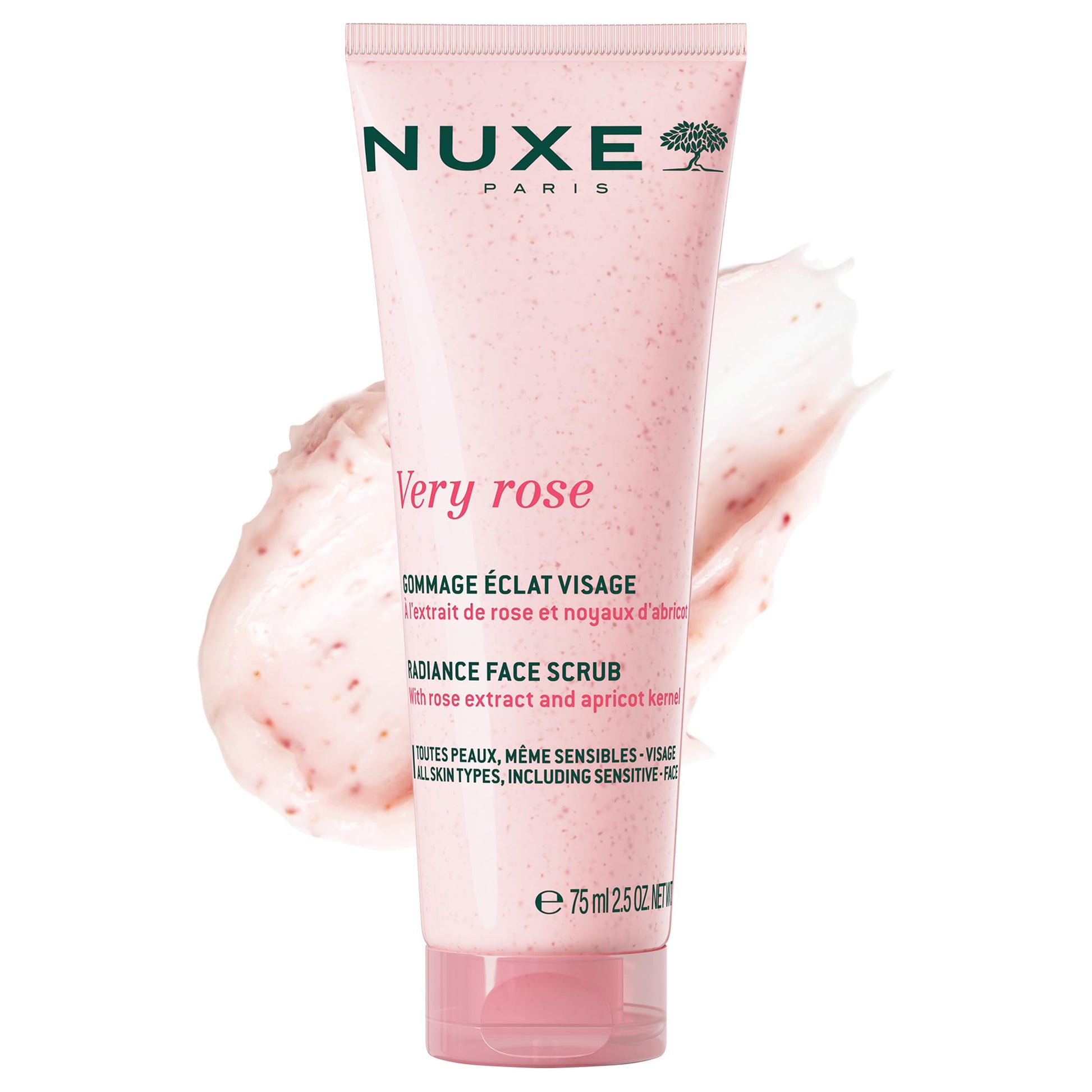 Nuxe Very Rose – Viso Scrub Luminosità, 75 ml