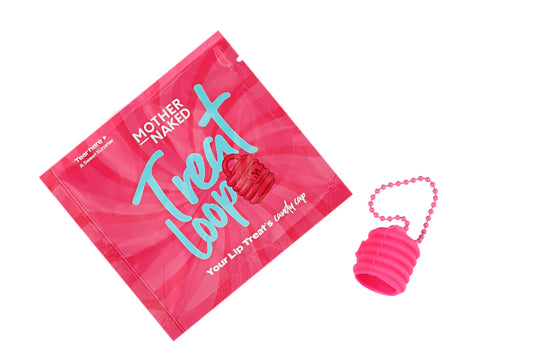 Mother Naked MotherNaked Treat Loop Lip Gloss Clip |Clip your lip treat to your bag or keys | Surprise Color (Color May Vary) | Portable | Travel Friendly