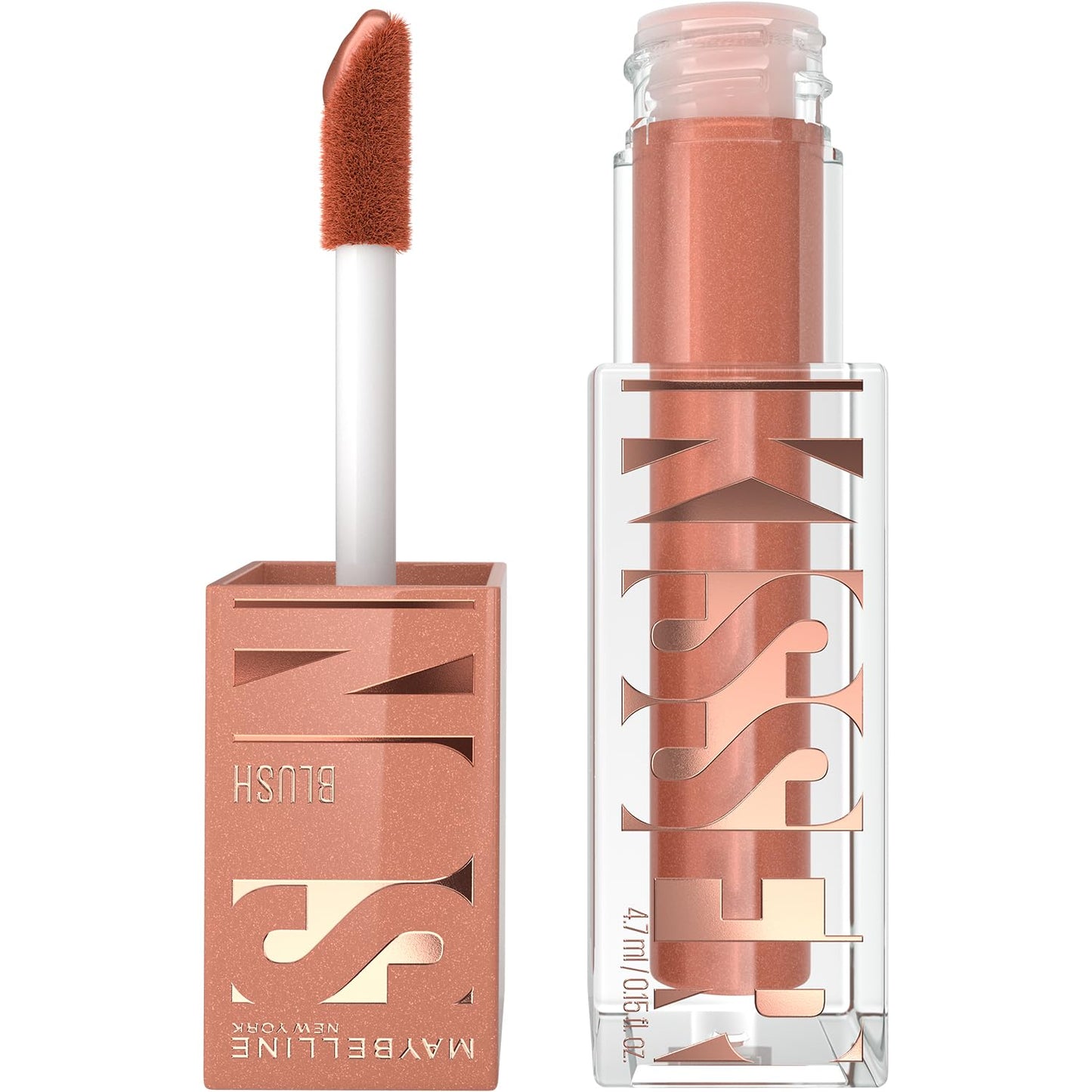 Maybelline New York Sunkisser Liquid Glow Blush With Vitamin E, 08 Shades On
