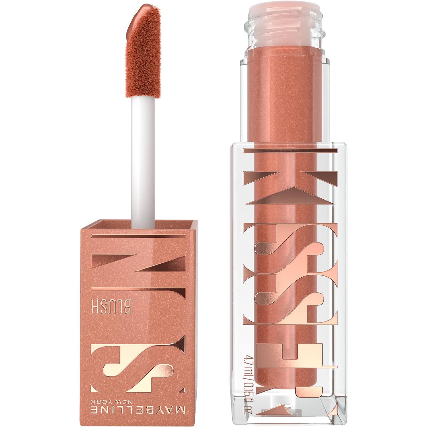 Maybelline New York Sunkisser Liquid Glow Blush With Vitamin E, 08 Shades On