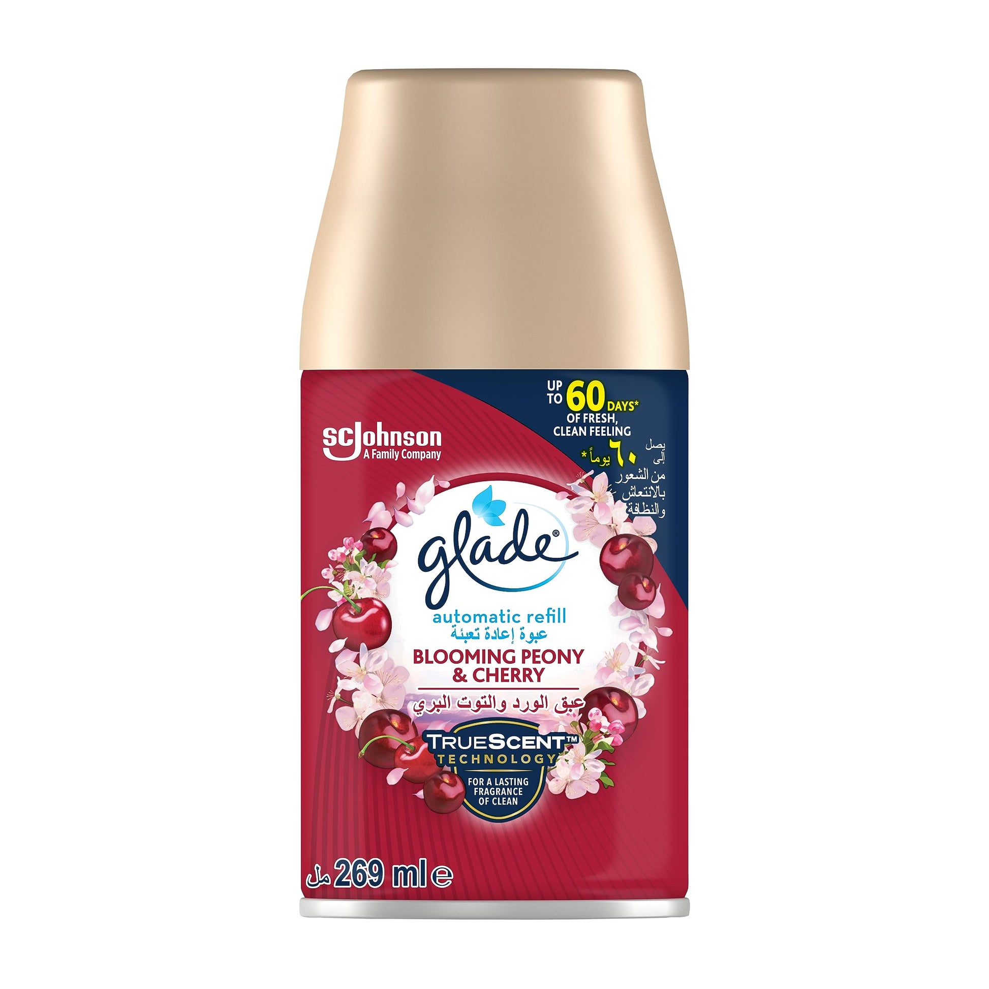 Glade AUTOMATIC SPRAY REFILL PEONY & CHERRY - 269 ml
