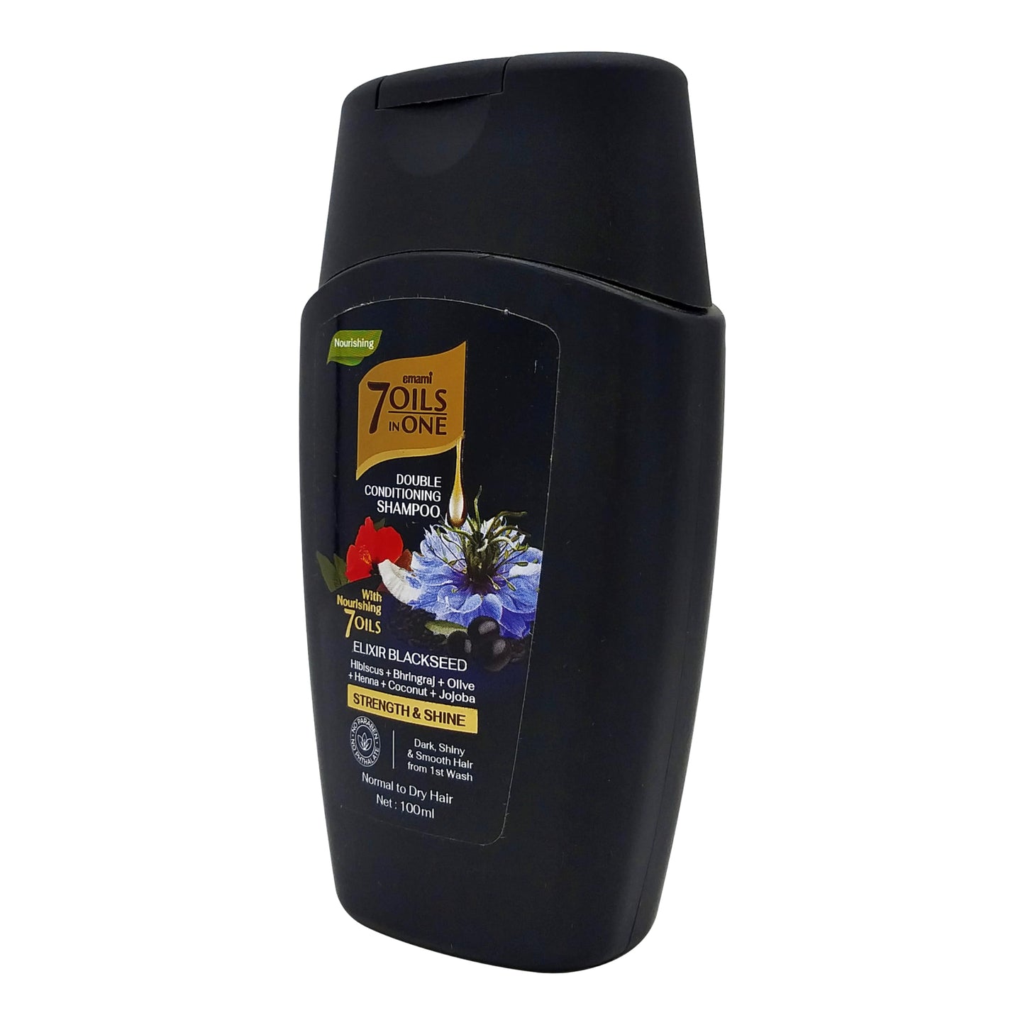 Emami 7 Oils in One Double Conditioning Shampoo Elixir Black seed 100 ML