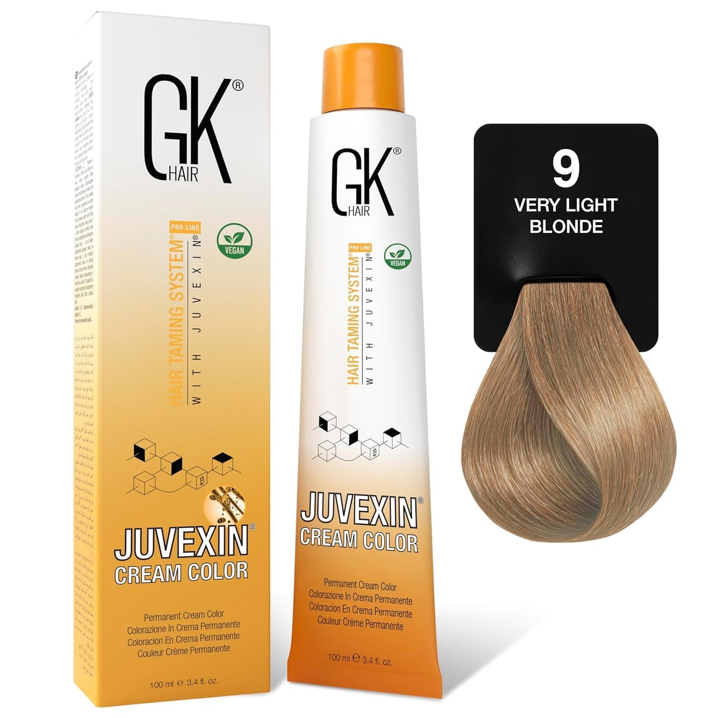 GK Hair Gkhair color - 9 very light blonde