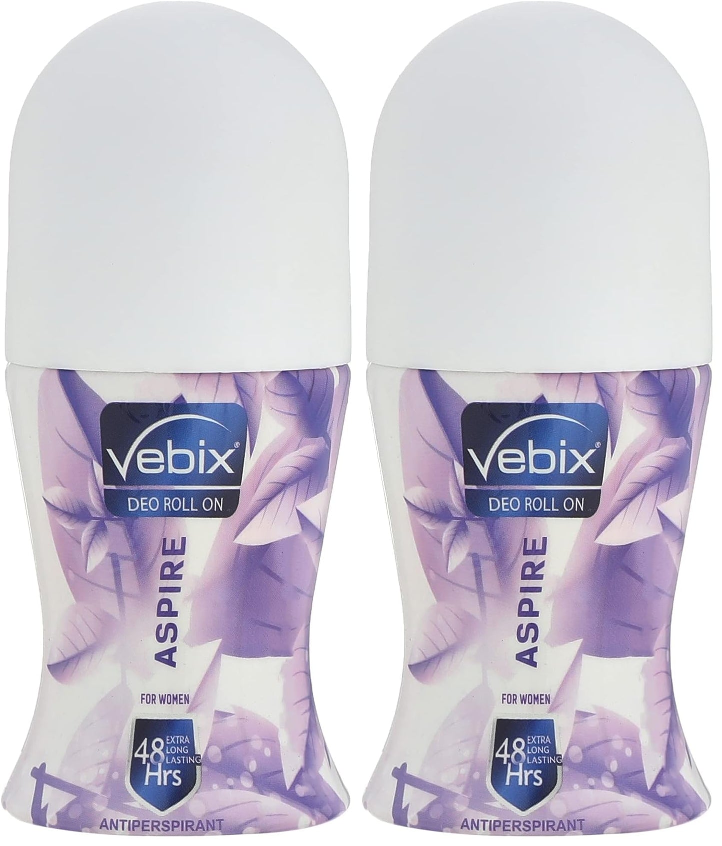 Vebix Deodrant Roll-On Aspire for Women - 50 ML (Pack of 2)