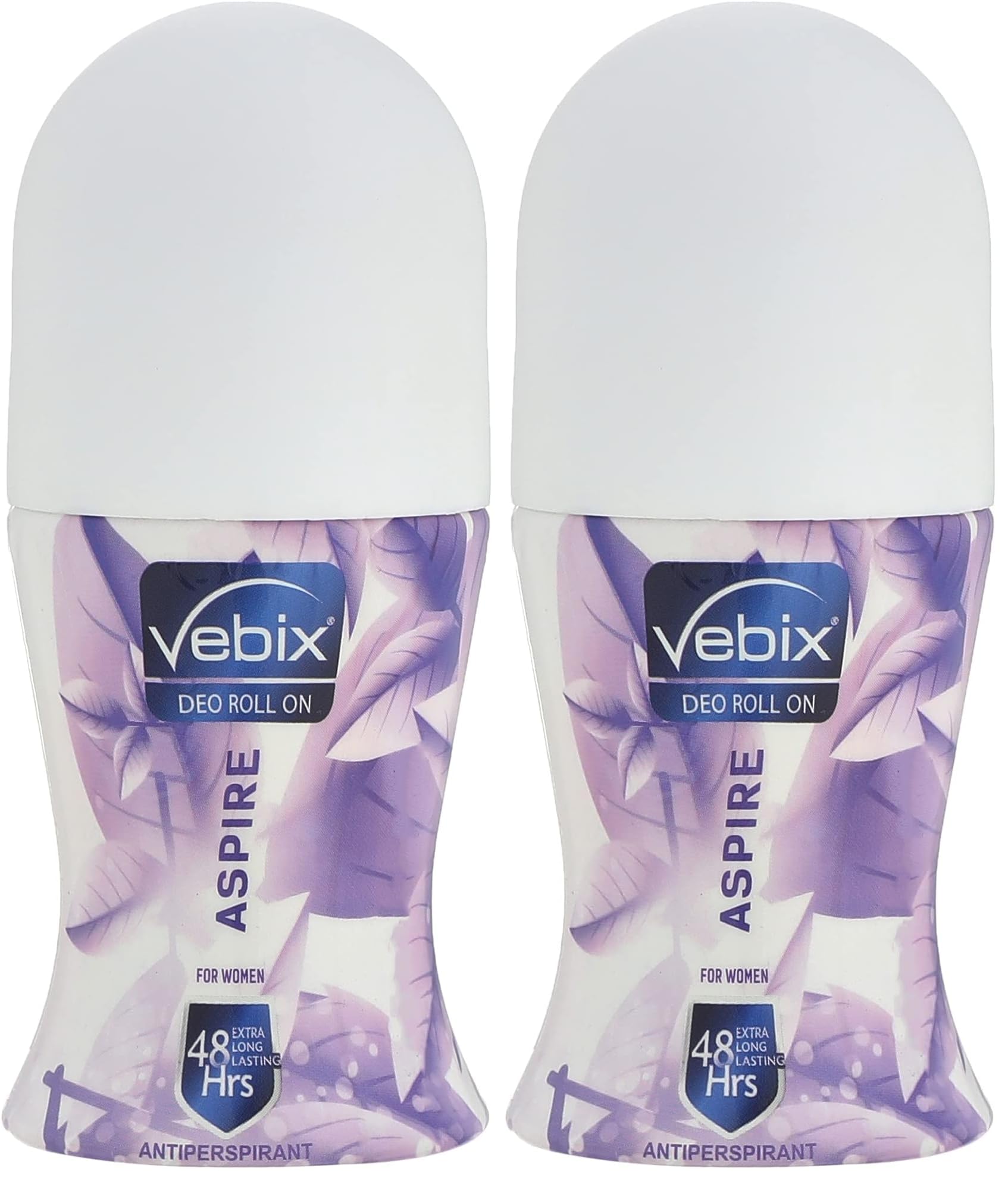 Vebix Deodrant Roll-On Aspire for Women - 50 ML (Pack of 2)