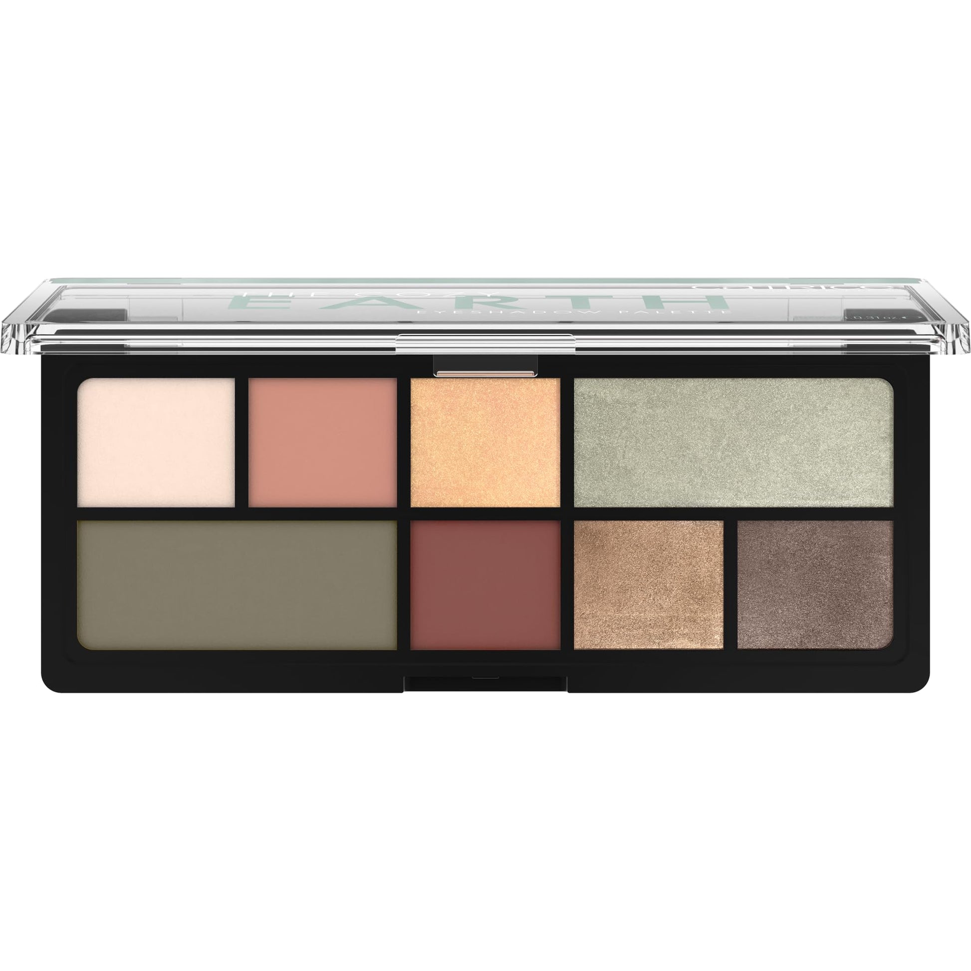 Catrice The Cozy Earth Eyeshadow Palette, Multicoloured, 8 Colours, Long-Lasting, Express Result, Highly Pigmented, Vegan, No Microplastic Particles, No Perfume, Oil-Free, Pack of 1 (9 g)