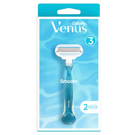 Gillette Venus Smooth Handle With 2 Blades