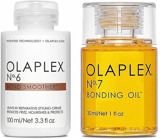 OLAPLEX No. 6 Bond Smoother 100ml + No. 7 Bonding Oil, 30ml