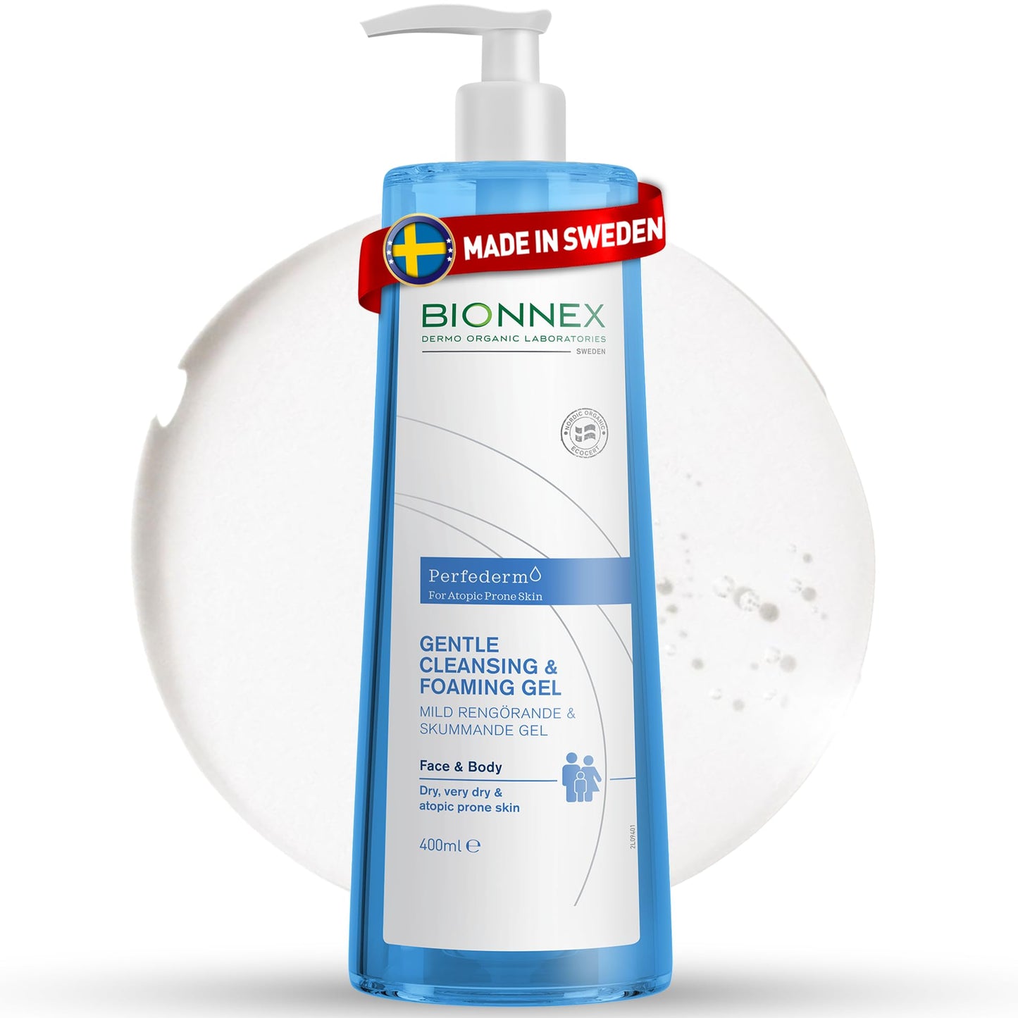 Bionnex Perfederm Cleansing Foaming Gel 400Ml