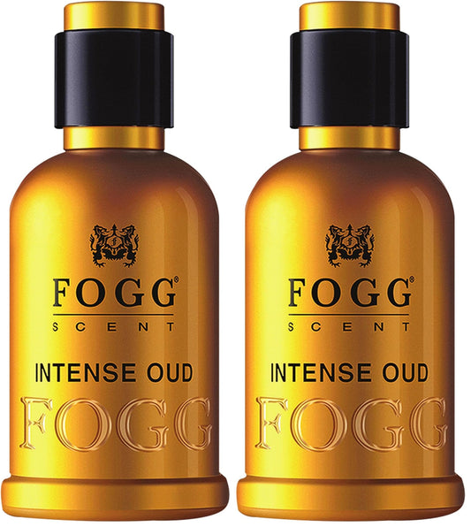 Fogg scent oud for men, eau de parfum - 50 ml (Pack of 2)