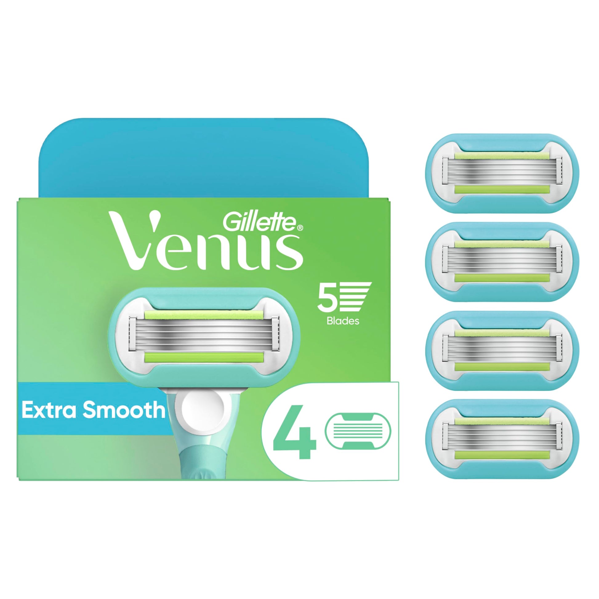 Gillette Venus Extra Smooth Blades x4