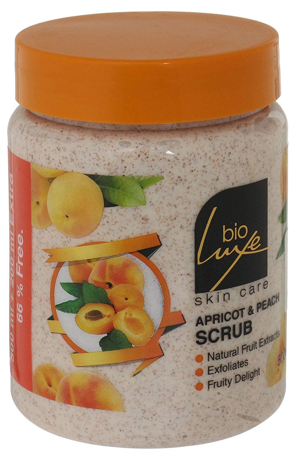 Bio Extratus Bio Luxe Apricot and Peach Scrub, 500ml