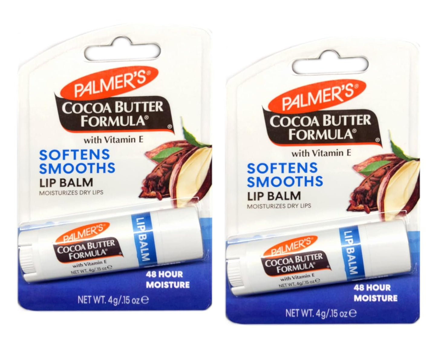 Palmer's Cocoa Butter Ultra Moisturizing Lip Balm SPF 15 Duo by Palmers for Unisex - 2 x 0.3 oz Lip Balm