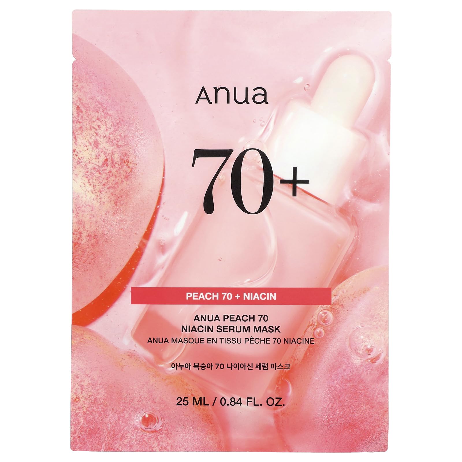 Anua Peach Niacin Serum Mask (1Pcs)