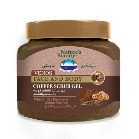 Nature's Bounty Venos Coffee Face and Body Scrub Gel 300 ml
