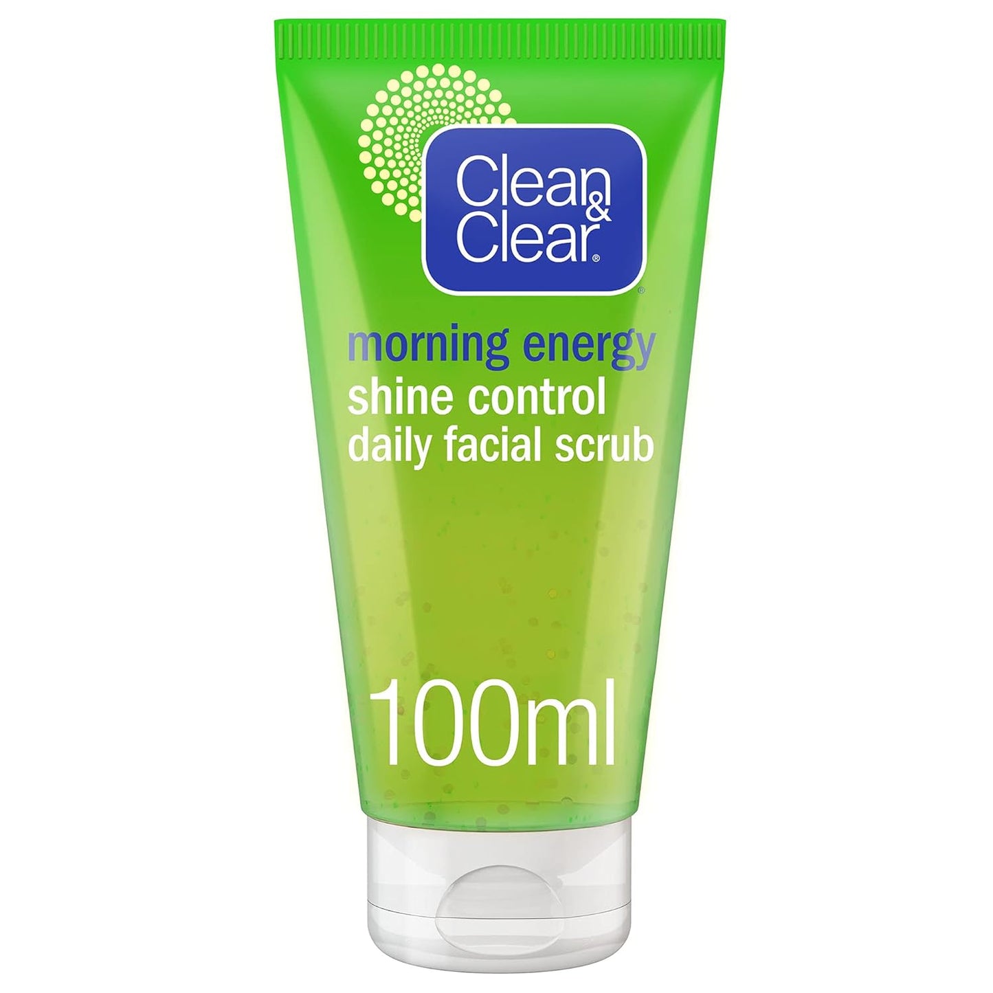Clean & Clear Daily Facial Scrub, Morning Energy, Shine Control, 100 ml