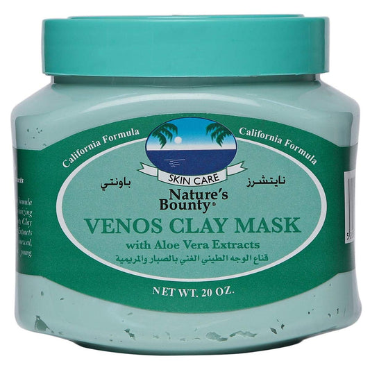 Nature's Bounty Clay Mask with AloeVera for All Skin Types 600ml