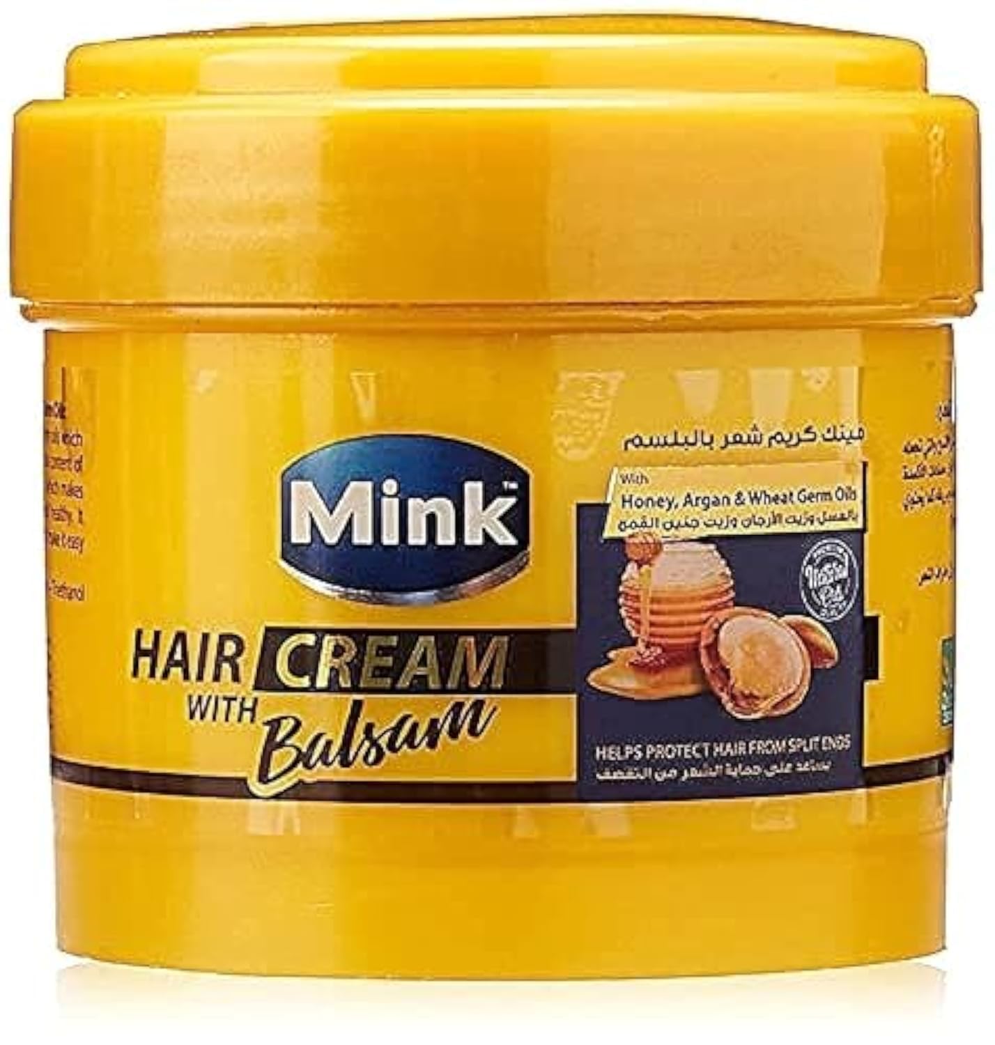 Mink Hair Cream with Balsam, Honey, Argan and Wheat Germ Oils - 150 ml