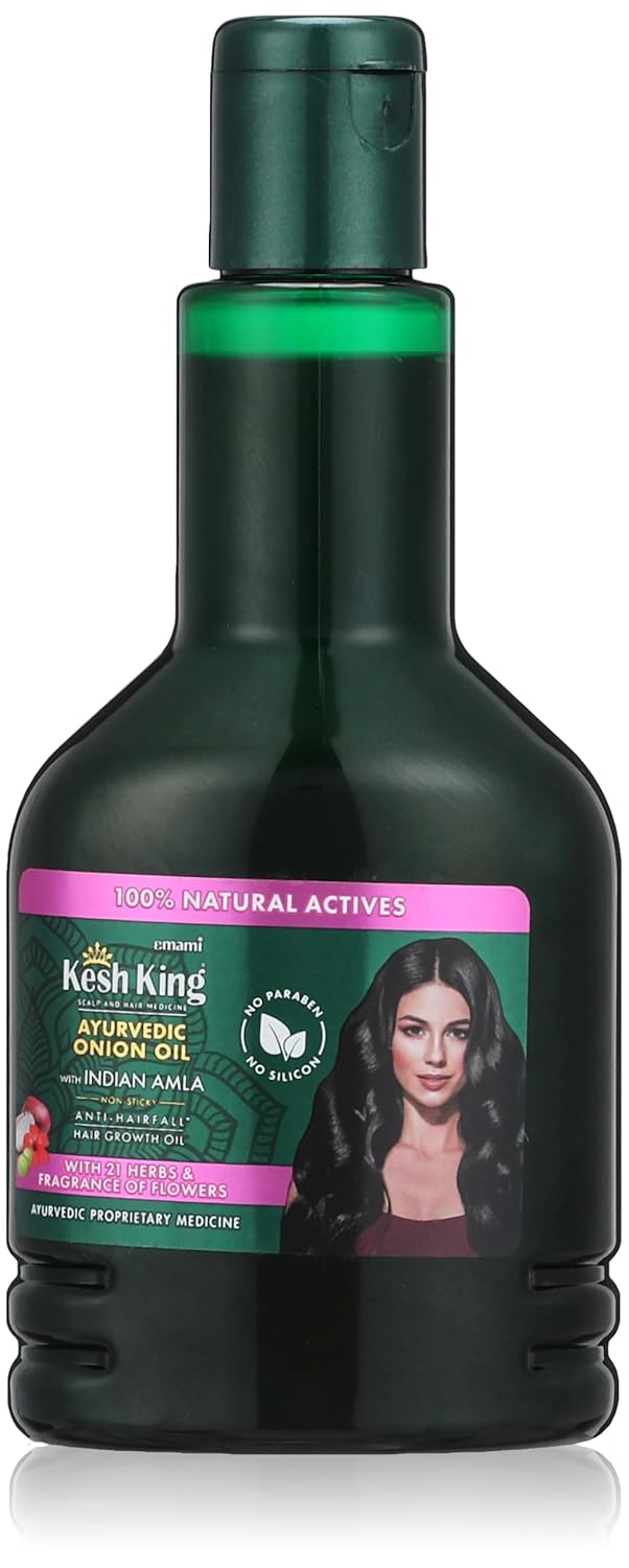 KESH KING Emami scalp and hair medicine anti hair fall ayurvedic onion oil - 300 mL