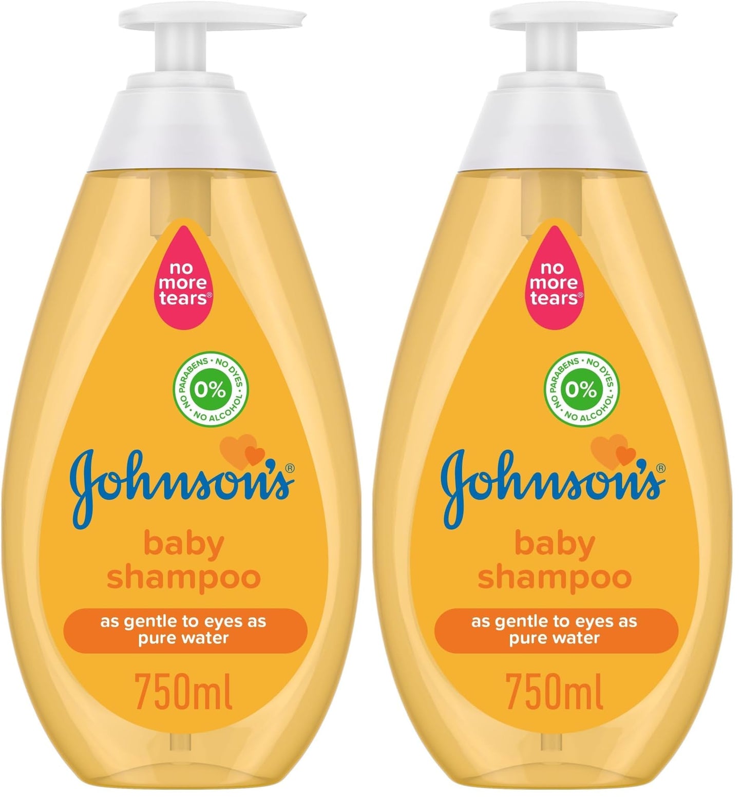 JOHNSON'S, Baby, Shampoo, 750ml (Pack of 2)