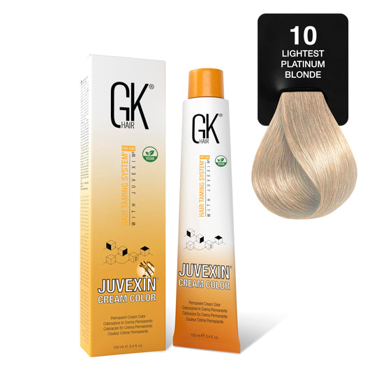 GK Hair GK-GKhair Color - 10 LIGHTEST PLATINUM BLONDE