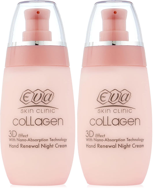 Eva Skin Clinic Collagen Hand Cream 100 Ml (Pack of 2)