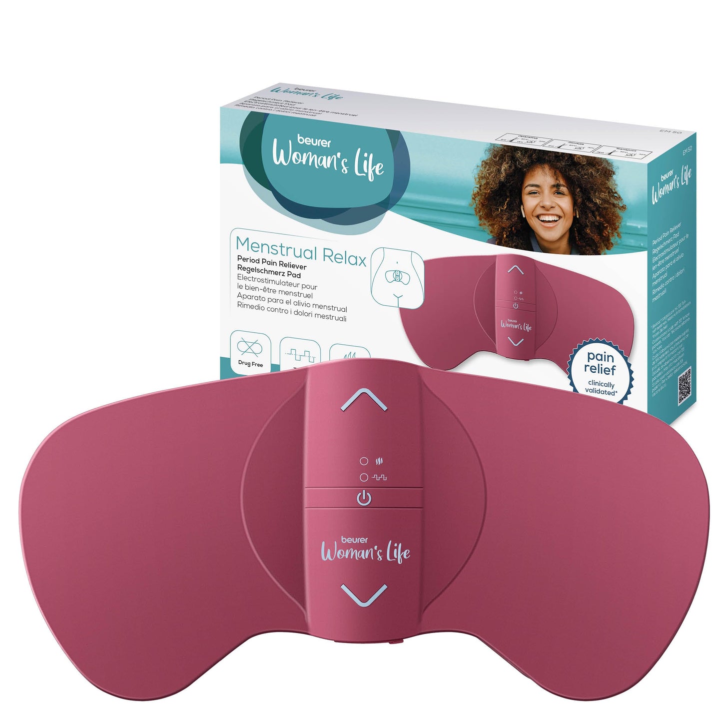 Beurer EM 50, Menstrual Relax, Pink