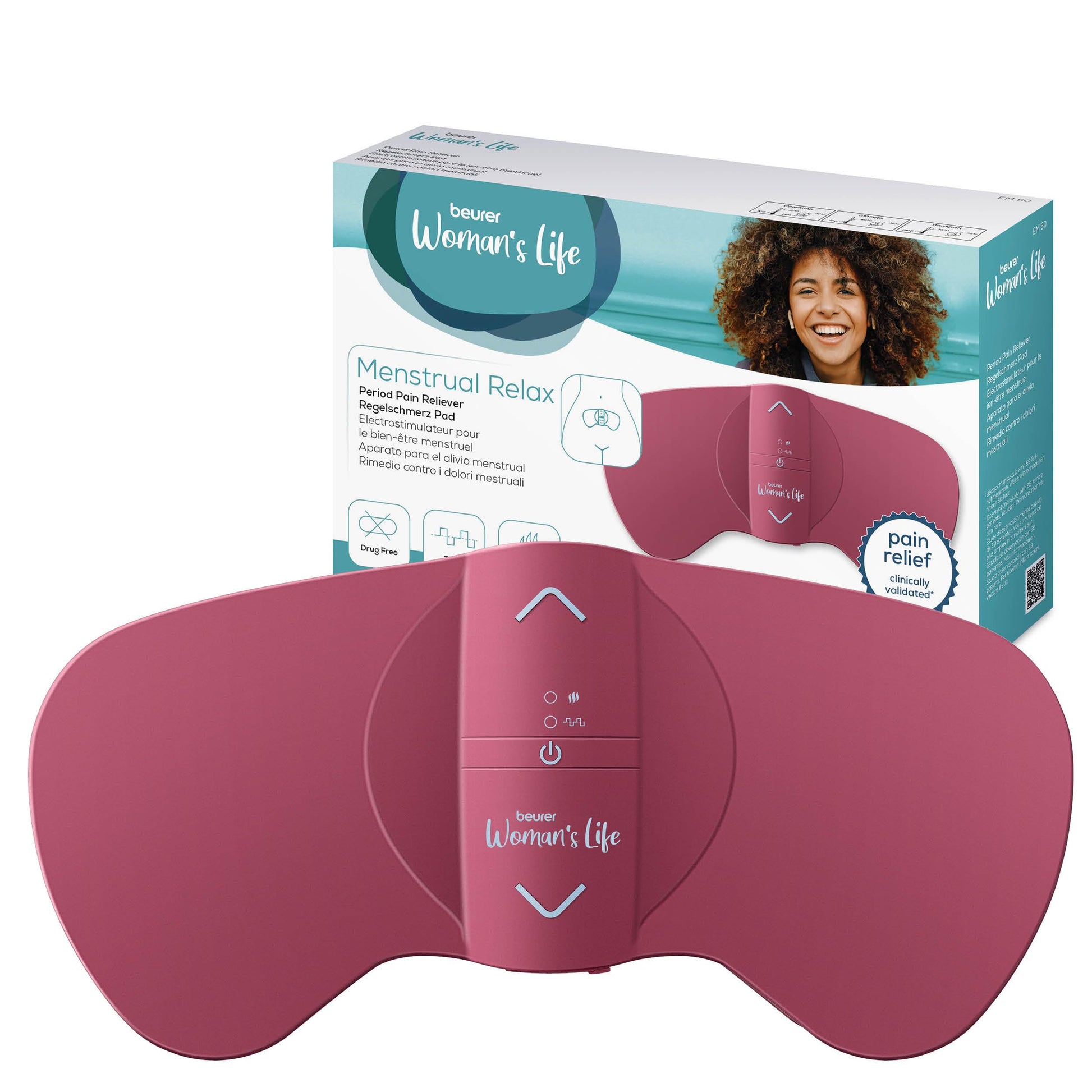 Beurer EM 50, Menstrual Relax, Pink