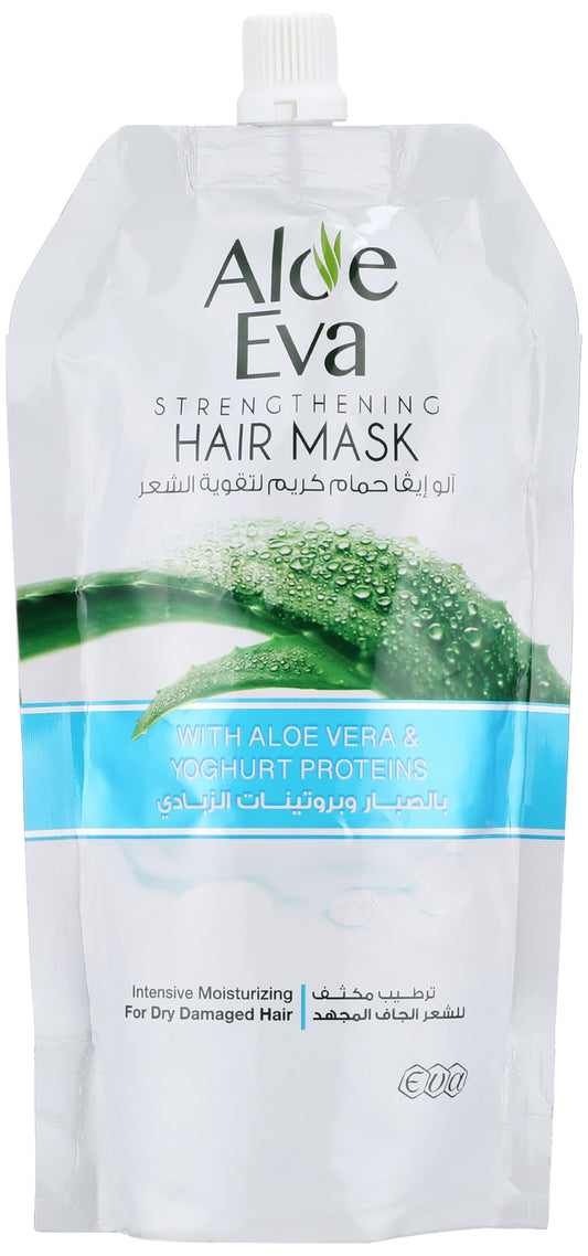 Aloe Eva Strengthening Hair Mask Pouch With Aloe Vera & Yoghurt Proteins 250 Gm