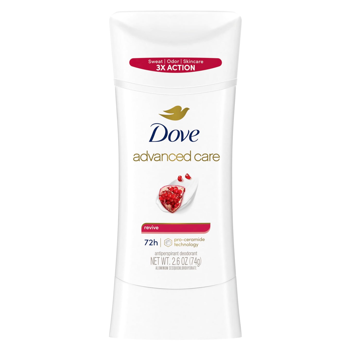 Dove Antiperspirant Deodorant Advanced Care Revive Pomegranate (72h)74g
