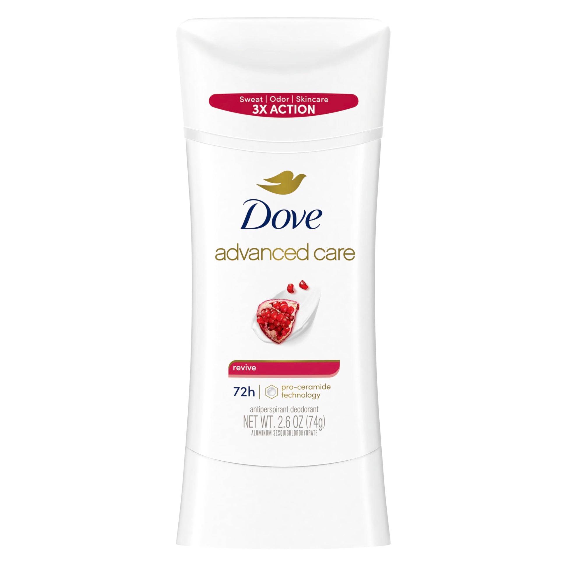 Dove Antiperspirant Deodorant Advanced Care Revive Pomegranate (72h)74g