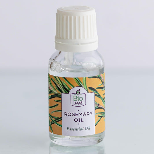 Biohayah, Rosemary Oil for Hair Growth, 100% Pure Organic - Eyebrow and Eyelash, Nourishes, Hair Care Oil 15ml