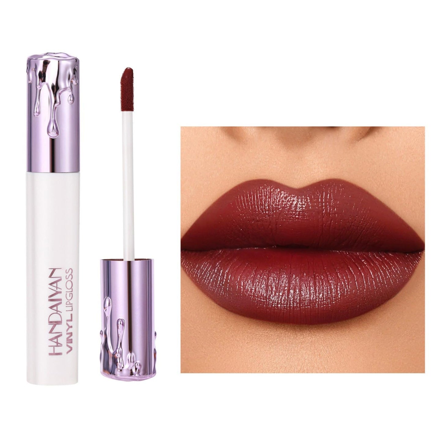 Beauty beast Moisturizing Long-Lasting Lip Gloss|Non-Stick Quick-Dry Lip Gloss|Lip Stain Waterproof Lip Makeup (05, compact)
