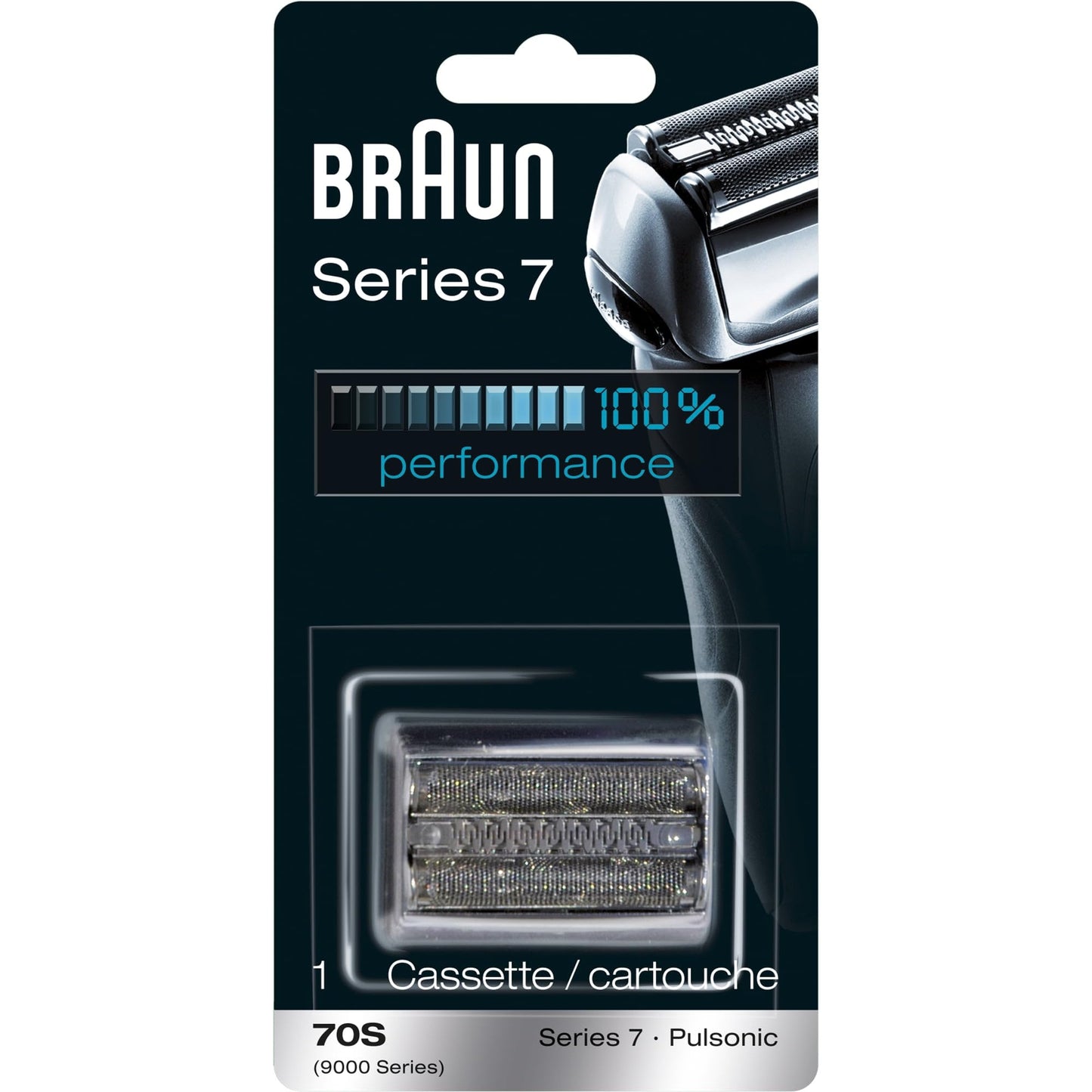 Braun Shaver Replacement Part 70S Silver - Compatible with Series 7 shavers