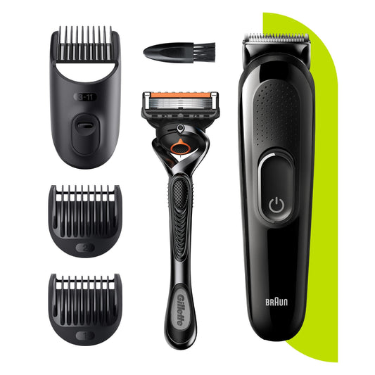 Braun SK3300 Styling kit 3 with 4 attachments and proglide razor for men
