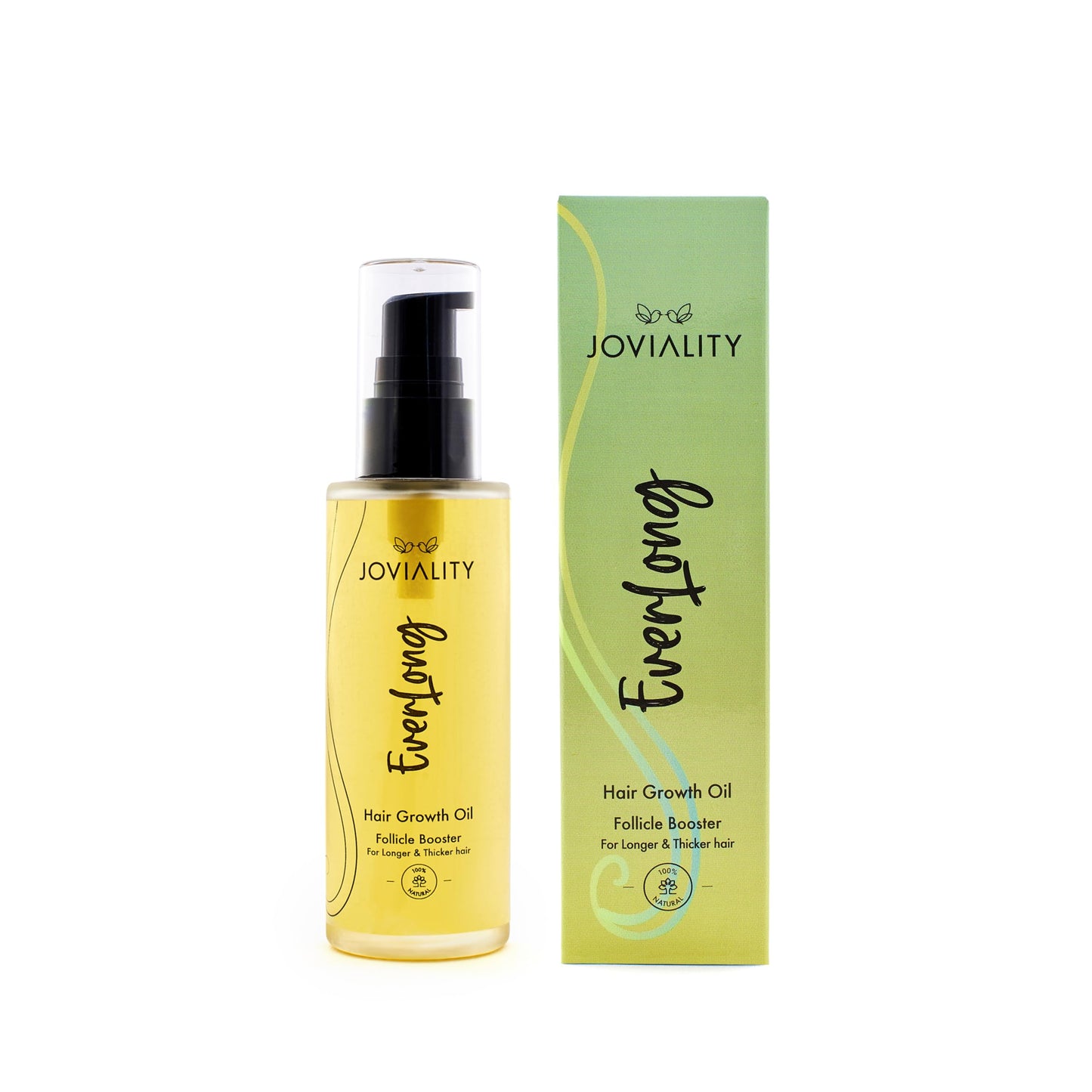 Joviality Ever Long - Hair Growth Oil With Castor, Rosemary & Jojoba Oil - Promotes Thicker, Longer & Healthier Hair