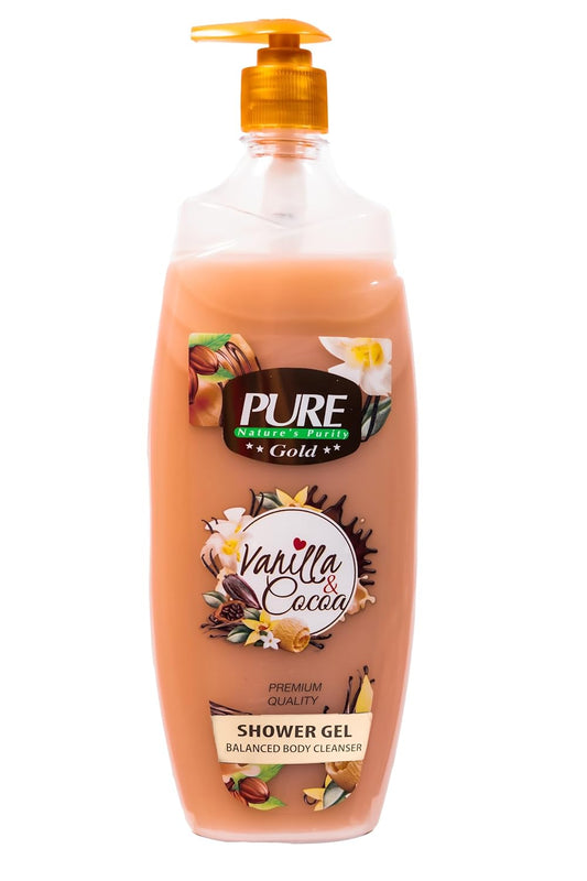 PURE Shower Gel 1 Litre Pump vanilla