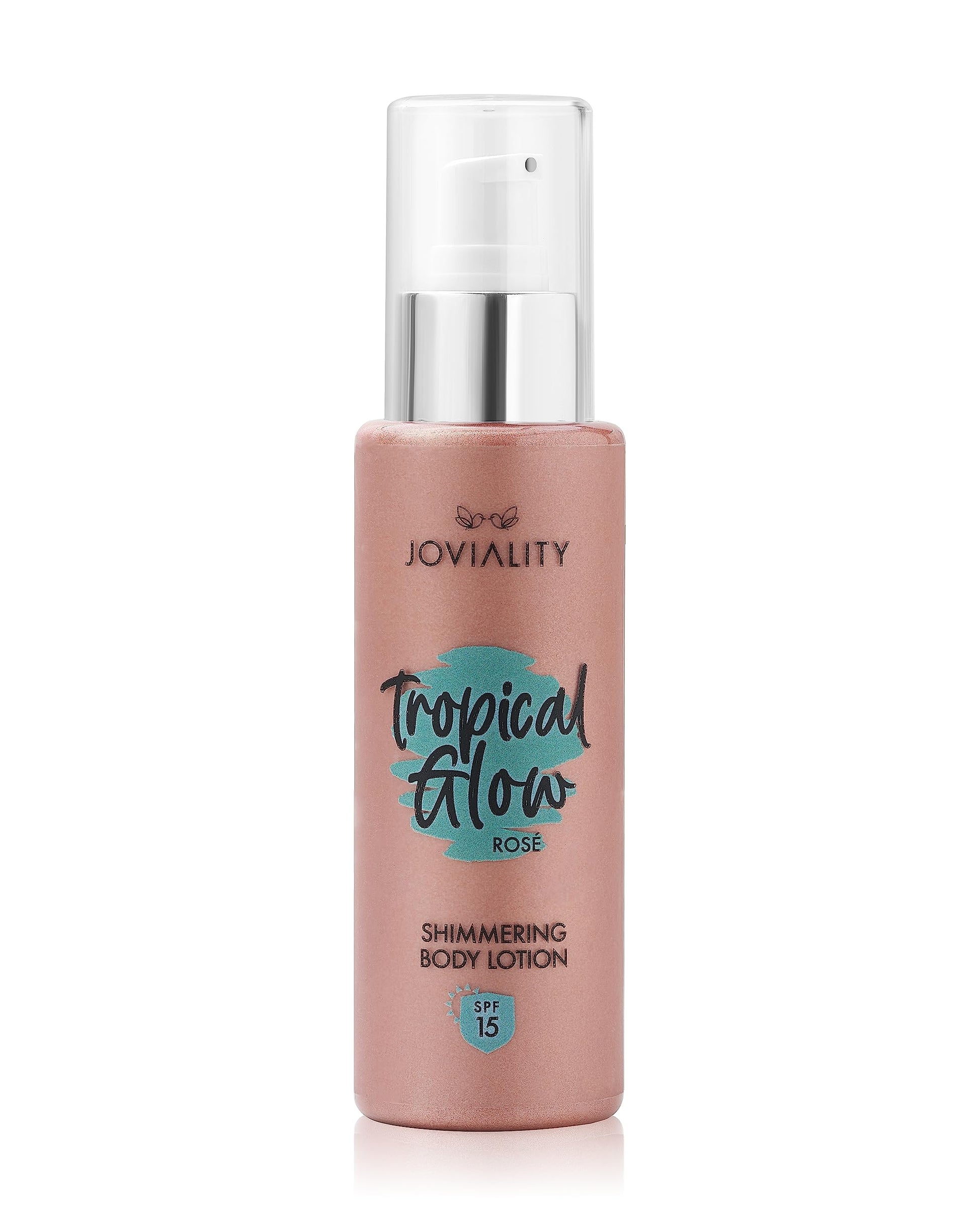 Joviality Tropical Glow Shimmering bronzing Lotion SPF15 Rose