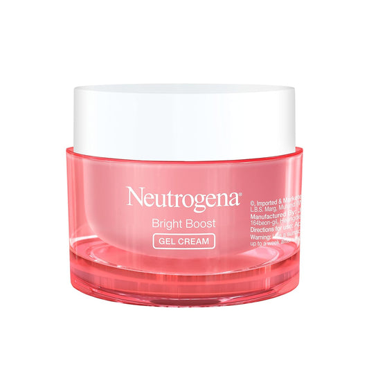 Neutrogena Bright Boost Gel Face Cream | Glowing Skin w/Neoglucosamine | Dark Spot Reduction | Oil-Free, Alcohol-Free, Non-Comedogenic | For Men & Women | 15 ml (Pack of 1)