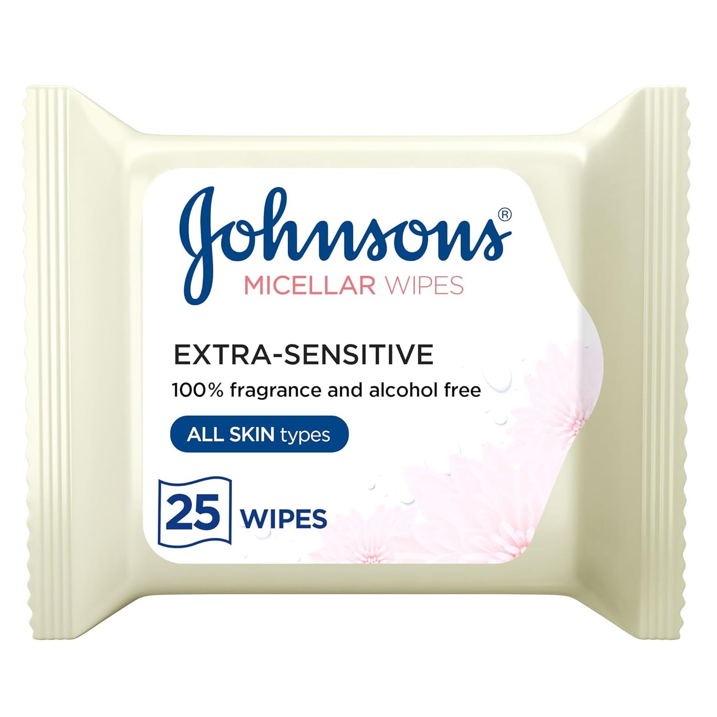 Johnson's Extra Sensitive Micellar Wet Wipes, 25