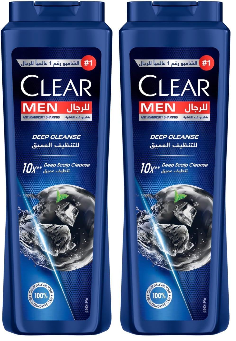 CLEAR Men Anti-dandruff Shampoo Deep Cleanse, 10x Deep Scalp Cleansing with Ultra Performance Formula, 600ML (Pack of 2)