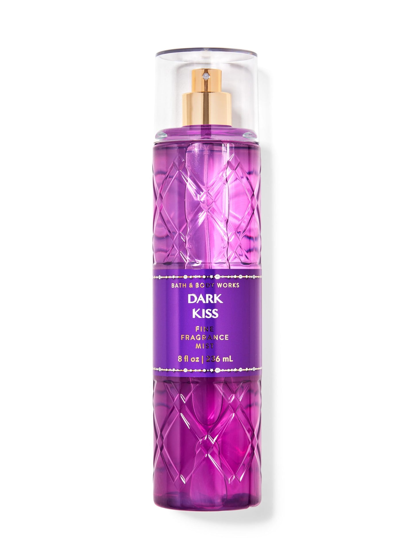 Bath & Body Works Dark Kiss Fine Fragrance Mist - 236ml | Sensual & Alluring Scent | Long-Lasting Fragrance | Infused with Essential Oils | Light & Refreshing | Perfect for Evening Use