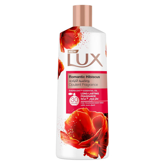 Lux Perfumed Shower Gel Romantic Hibiscus For 30 Hours Long Lasting Fragrance 500ML