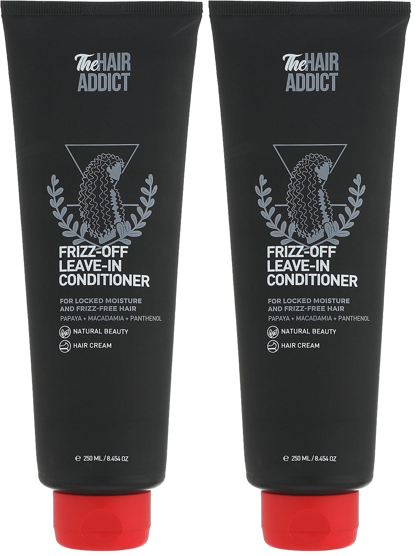 The Hair Addict Frizz Off Leave In Conditioner 250Ml (Pack of 2)