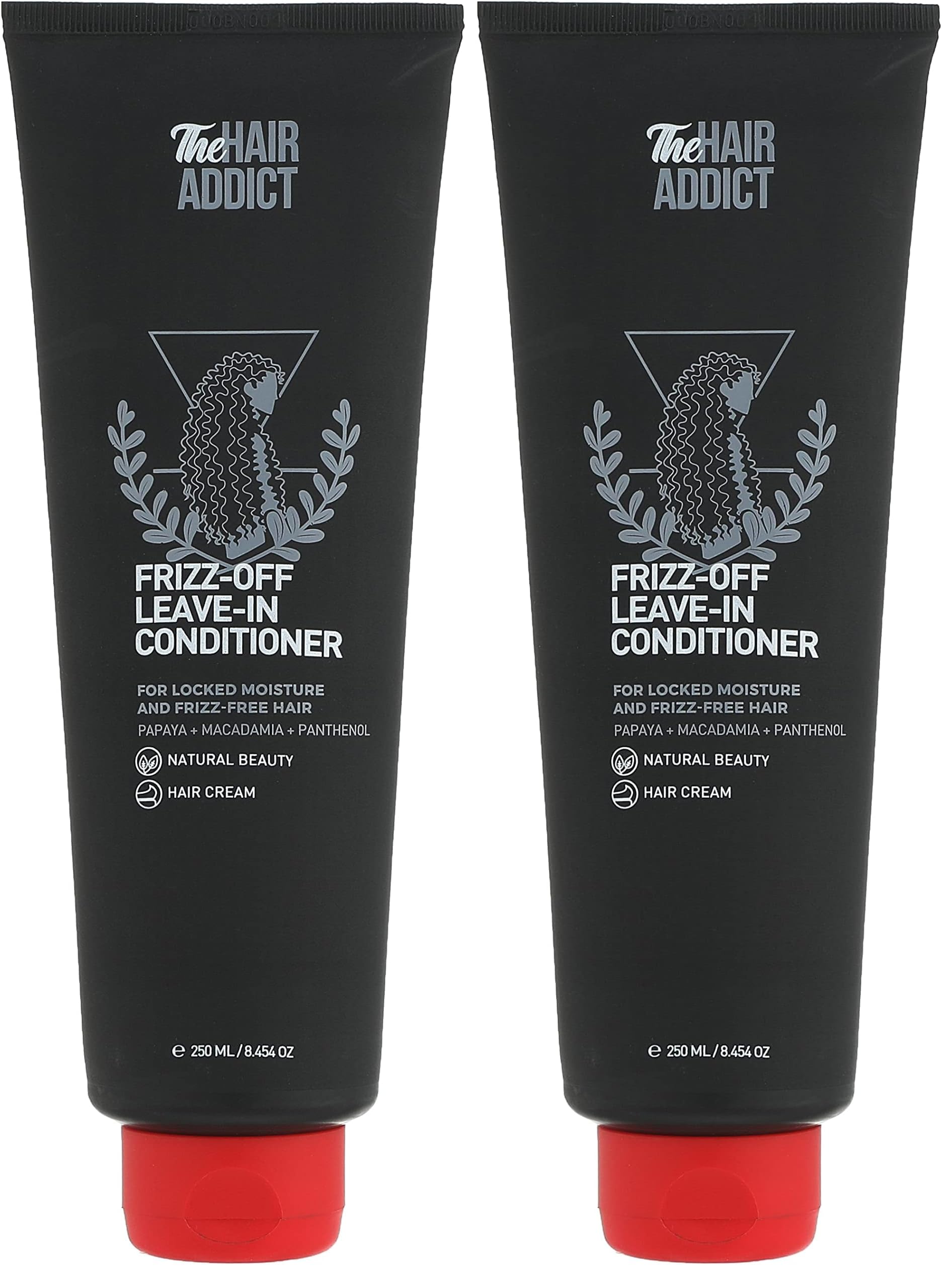 The Hair Addict Frizz Off Leave In Conditioner 250Ml (Pack of 2)