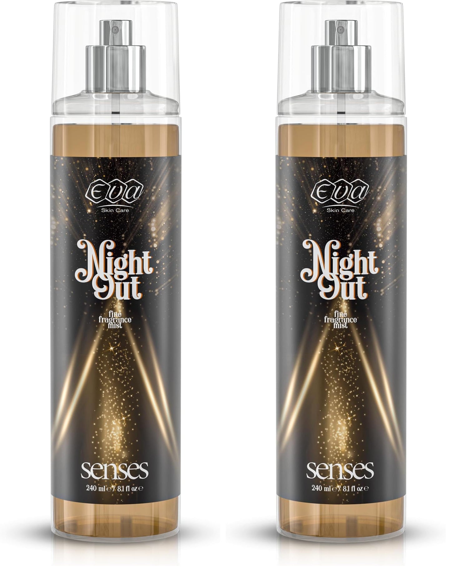 Eva Skin Care Senses body splash -Night Out 240ml (Pack of 2)